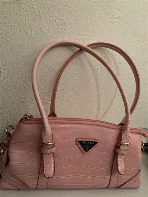 vintage prada milano handbag pink|prada snakeskin handbag.